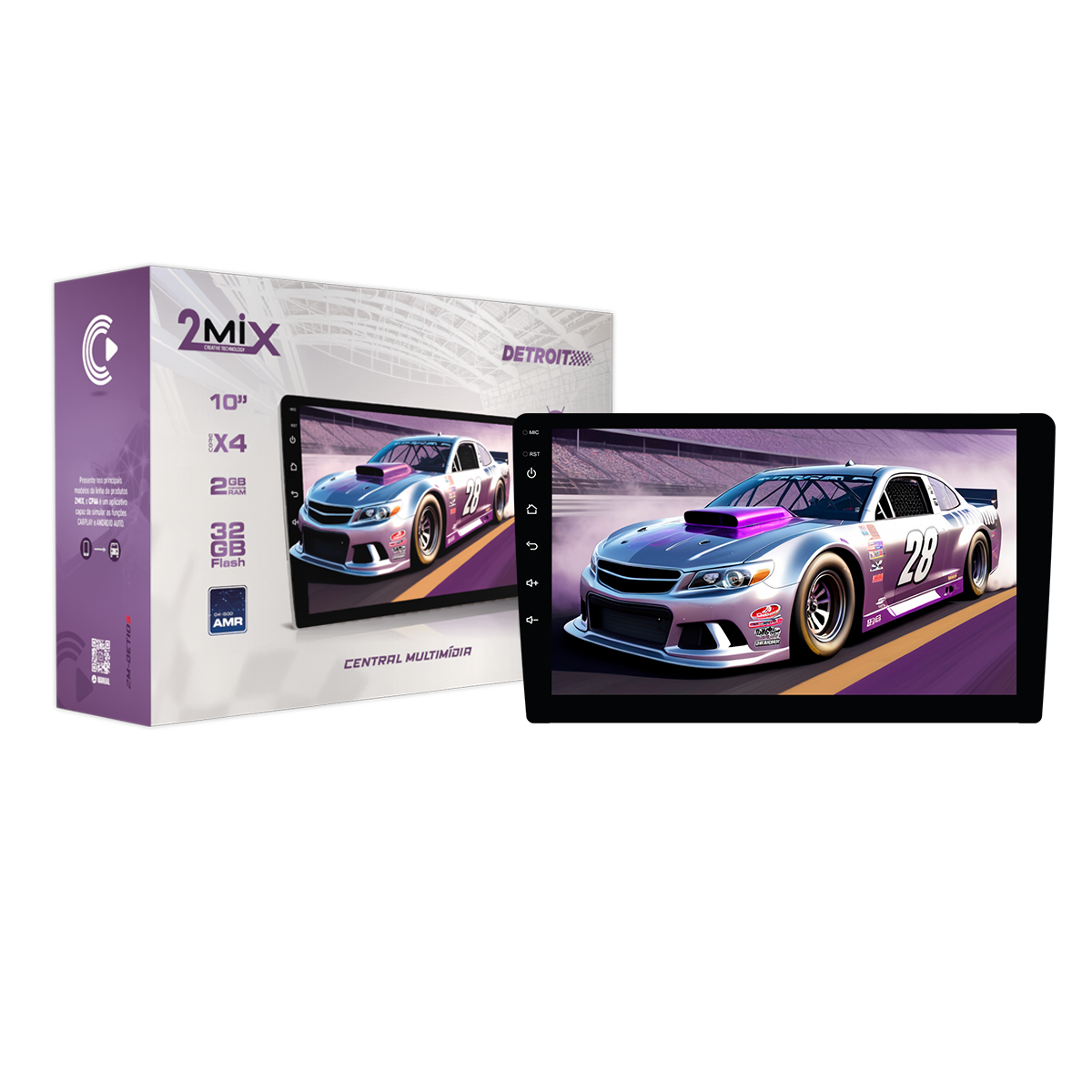 CENTRAL MULTIMIDIA 2MIX ANDROID 10